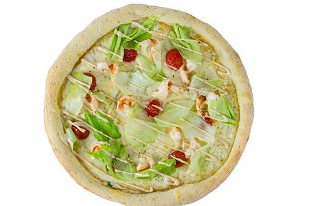 Пицца Цезарь с креветкой S