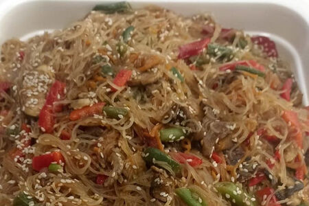 Вок-лапша с овощами