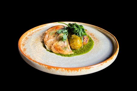 Куриная грудка со шпинатом