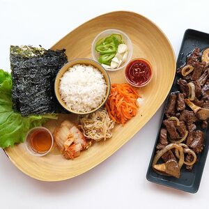 Рибай на гриле