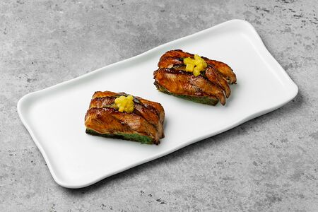 Брускетта с угрем