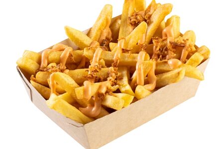 Картофель фри в бургерном соусе