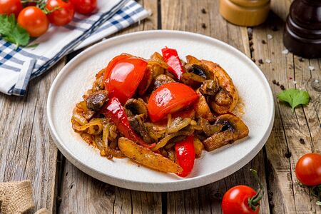 Оджахури с грибами