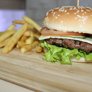 Комбо-бургер с бараниной