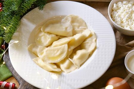 Вареники с картофелем, с сюрпризами