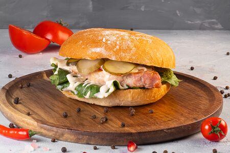 Стейк Пигнек с беконом