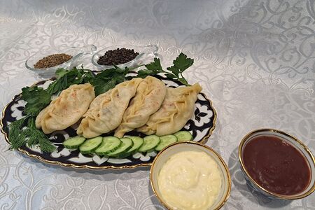 Манты с рубленым мясом