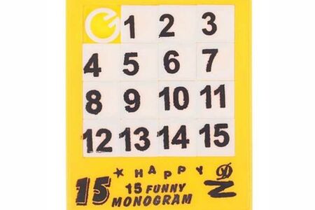 Головоломка-пятнашка Собери цифры МИКС