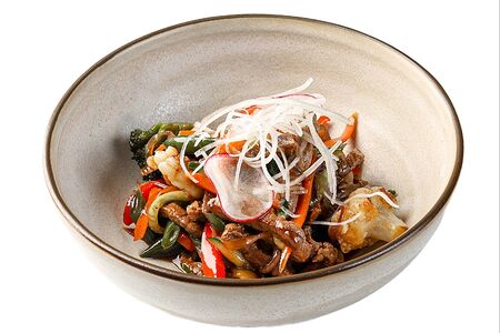 Жареная говядина по-азиатски