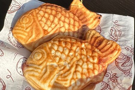 Рыбки пуноппан с темным шоколадом