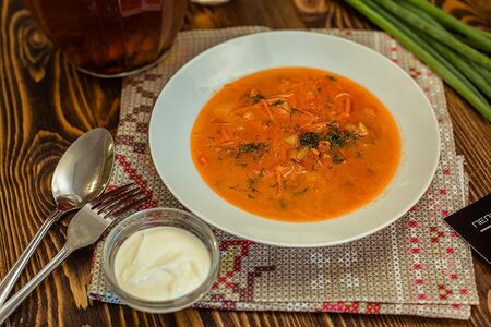 Борщ с мясом