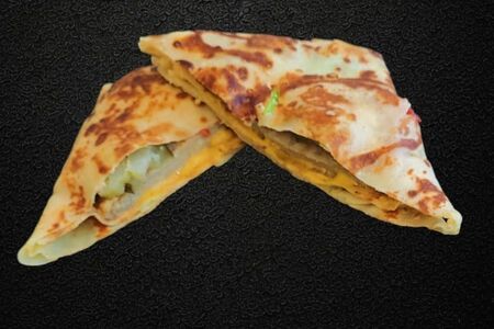 Блин с курицей и сыром