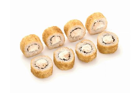 Жареный с крабом