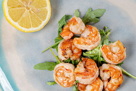 Креветки на гриле