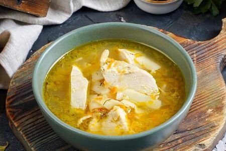 Лапша с курицей