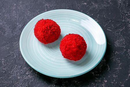 Торт-шарик Красный бархат 2 шт