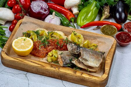 Хашлама из армянской форели