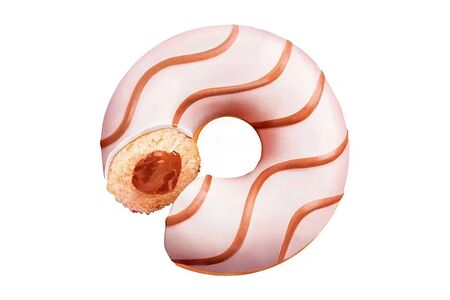 Донат карамельный M