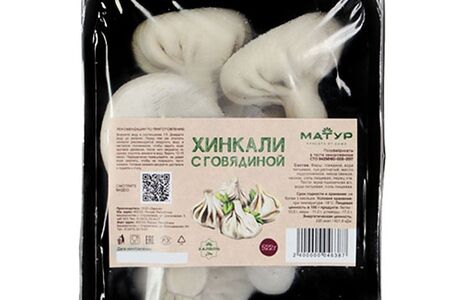 Хинкали с говядиной полуфабрикат