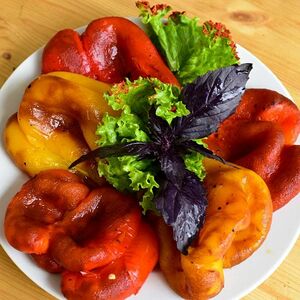 Перец болгарский на мангале