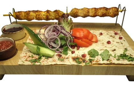 Люля-кебаб из говядины и свинины