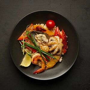 Тяхан с морепродуктами