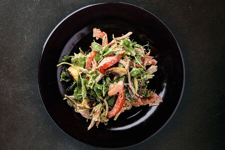 С индейкой и шампиньонами