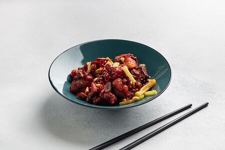 Острая жареная курица