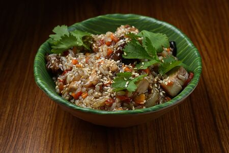 Рис с уткой