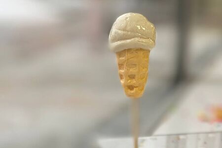 Леденец Рожок белый