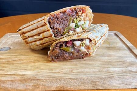 Шаверма по-мексикански с говядиной