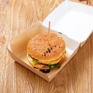 Бургер с куриной котлеткой