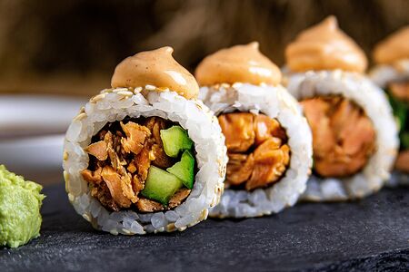 Лосось с соусом терияки