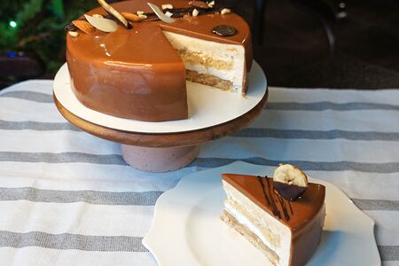 Банан в карамели