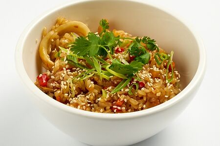 Тяхан с морепродуктами