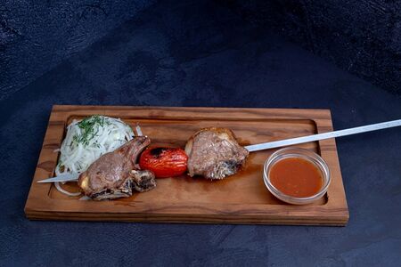 Шашлык из каре ягнёнка