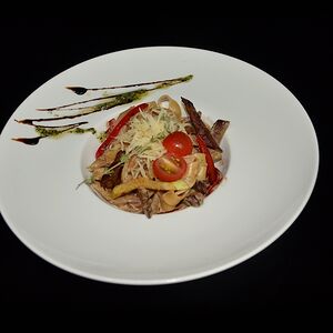 Паста с говядиной