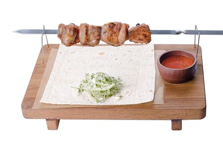 Шашлык из куриного бедра