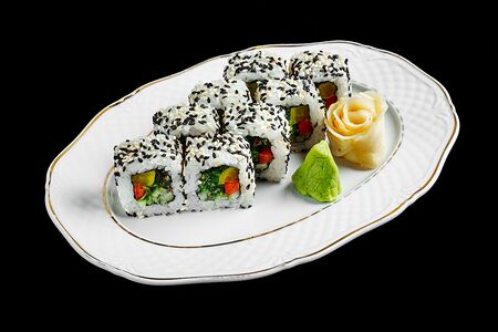 Веган ролл с чукой