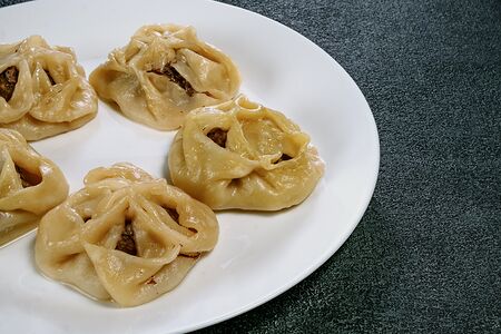 Манты с картофелем