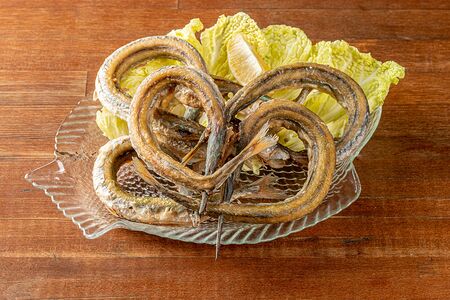 Сарган жареный