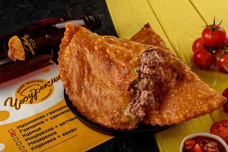 Чебурек с говядиной и свининой