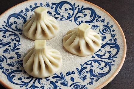 Хинкали со свининой и говядиной