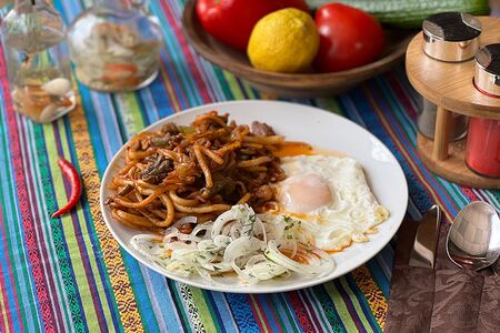 Лагман жареный