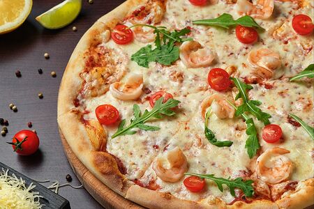 Пицца Креветки-черри