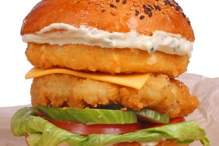 Чикенбургер сырный биг