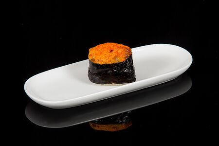 Запеченные суши угорь