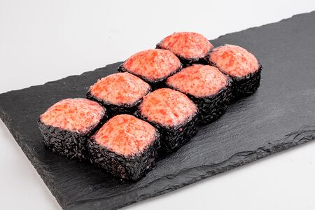 Ём с жареным лососем