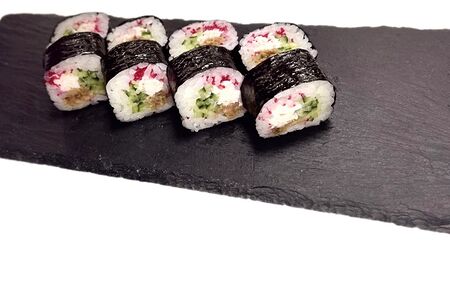 Ролл крабовый лосось