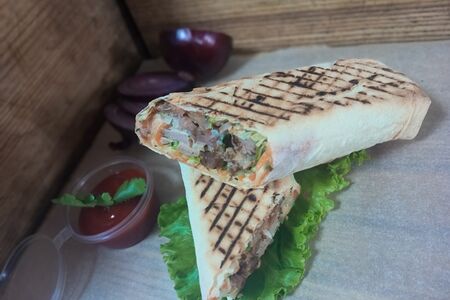 Шаурма куриная Макси на углях